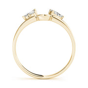 Wraps & Insert Half Eternity Ring in Gold & Platinum