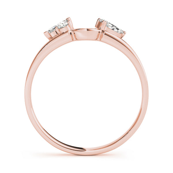 Wraps & Insert Half Eternity Ring in Gold & Platinum