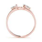 Wraps & Insert Half Eternity Ring in Gold & Platinum