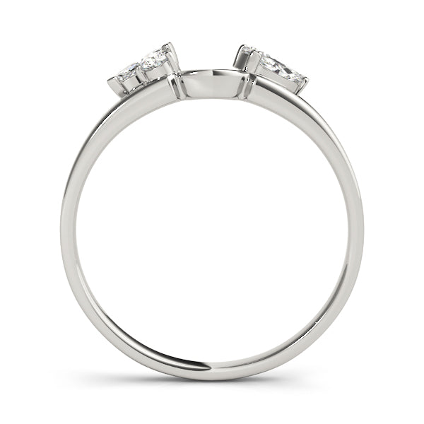 Wraps & Insert Half Eternity Ring in Gold & Platinum