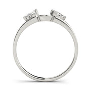 Wraps & Insert Half Eternity Ring in Gold & Platinum