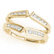 Wraps & Inserts Half Eternity Ring in 10K/14K gold and platinum with certified lab-grown or natural diamonds