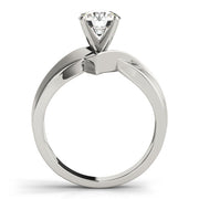 Statement Solitaires Any Shape Round Diamond Engagement Ring in 10K/14K gold and platinum with certified lab-grown or natural diamonds