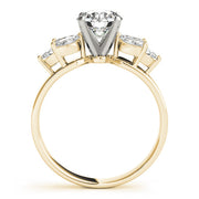 Classic Fancy Shape Marquise Diamond Engagement Ring in 10K/14K gold and platinum with certified lab-grown or natural diamonds
