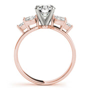 Classic Fancy Shape Marquise Diamond Engagement Ring in 10K/14K gold and platinum with certified lab-grown or natural diamonds