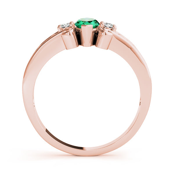 Heirloom Color Rings Marquise Diamond Engagement Ring in 10K/14K gold and platinum with certified lab-grown or natural diamonds