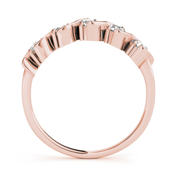 S- Half Eternity Ring in Gold & Platinum