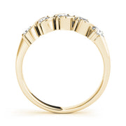 S- Half Eternity Ring in Gold & Platinum