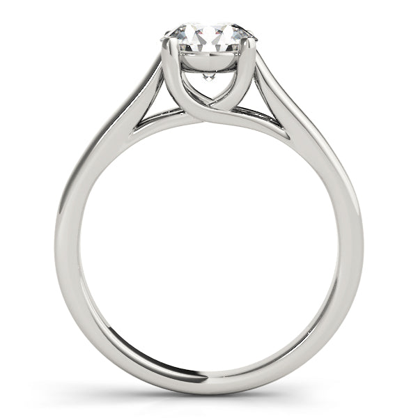 Anniversary Half Round Diamond Look Half Eternity Ring