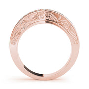 Diamond Half Eternity Ring in Gold & Platinum