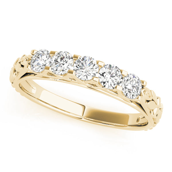 Wrong Image of Vol 6-Image Is 8259 Half Eternity Ring in 10K/14K gold and platinum with certified lab-grown or natural diamonds