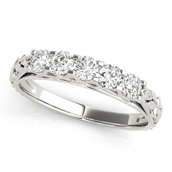 Wrong Image of Vol 6-Image Is 8259 Half Eternity Ring in Gold & Platinum