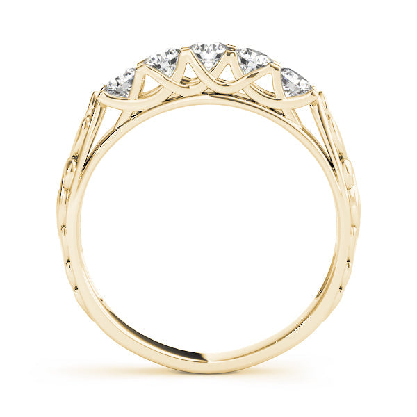 Wrong Image of Vol 6-Image Is 8259 Half Eternity Ring in Gold & Platinum