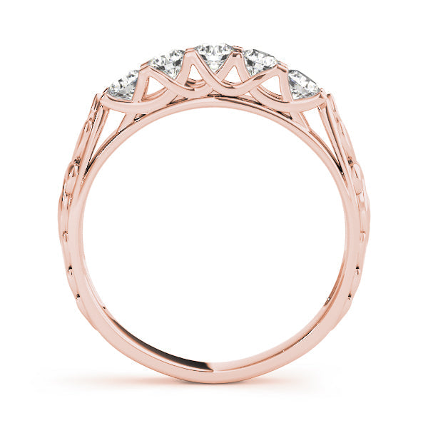Wrong Image of Vol 6-Image Is 8259 Half Eternity Ring in Gold & Platinum
