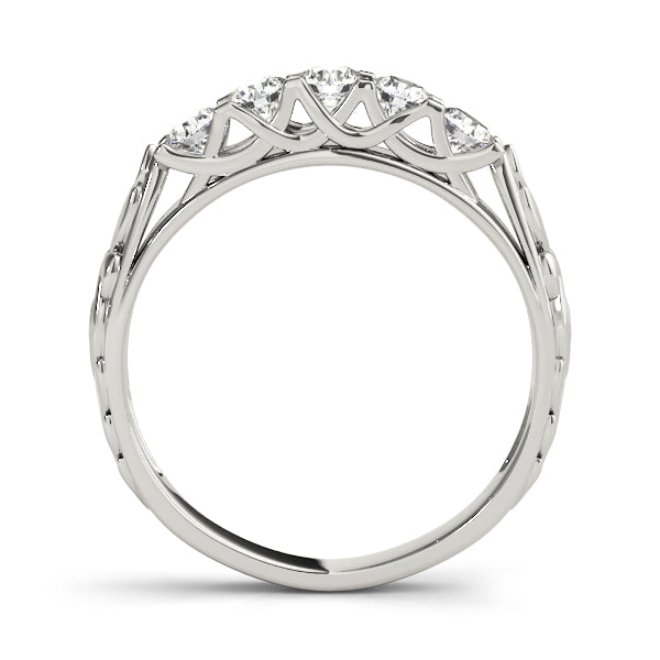 Wrong Image of Vol 6-Image Is 8259 Half Eternity Ring in Gold & Platinum