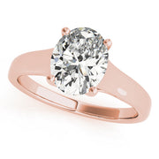 Artisan Trellis Oval Diamond Engagement Ring in 10K/14K gold and platinum with certified lab-grown or natural diamonds