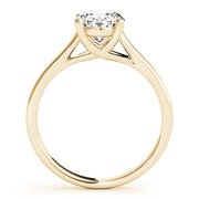 Artisan Trellis Oval Diamond Engagement Ring in 10K/14K gold and platinum with certified lab-grown or natural diamonds