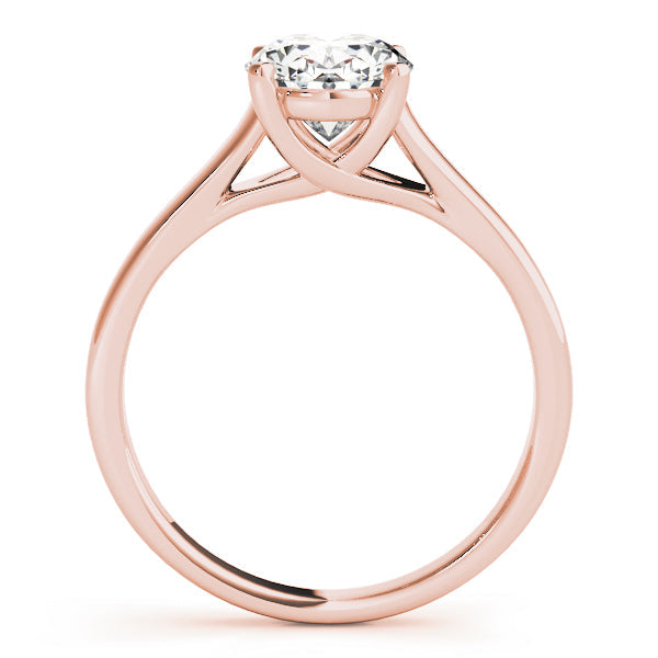 Artisan Trellis Oval Diamond Engagement Ring in 10K/14K gold and platinum with certified lab-grown or natural diamonds