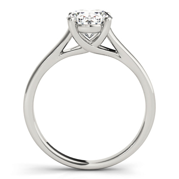 Artisan Trellis Oval Diamond Engagement Ring in 10K/14K gold and platinum with certified lab-grown or natural diamonds