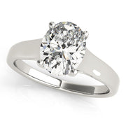 Artisan Trellis Oval Diamond Engagement Ring in 10K/14K gold and platinum with certified lab-grown or natural diamonds