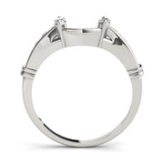 Wraps & Inserts Half Eternity Ring in Gold & Platinum