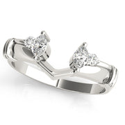 Wraps & Insert Half Eternity Ring in Gold & Platinum