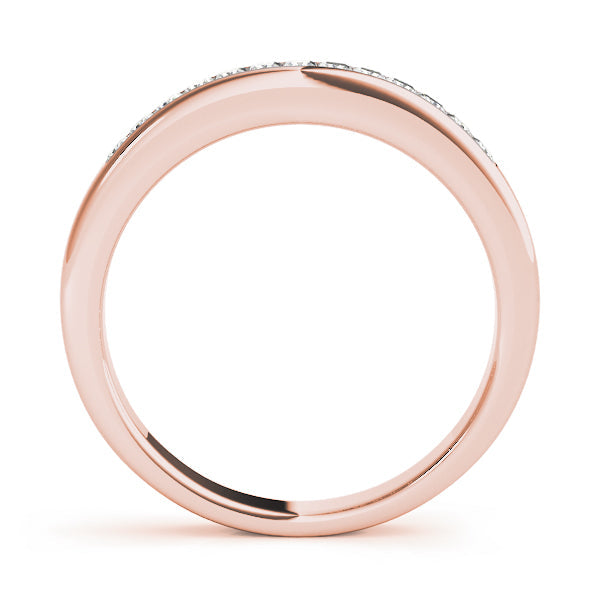 Channel Fancy Princess Cut Half Eternity Ring in Gold & Platinum