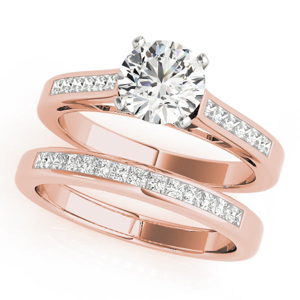 Exquisite Fancy Shape Remounts Princess Diamond Engagement Ring in 10K/14K gold and platinum with certified lab-grown or natural diamonds