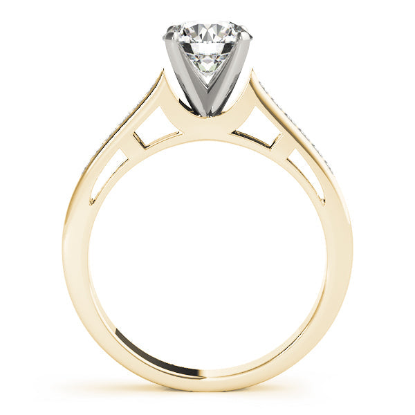 Exquisite Fancy Shape Remounts Princess Diamond Engagement Ring in 10K/14K gold and platinum with certified lab-grown or natural diamonds