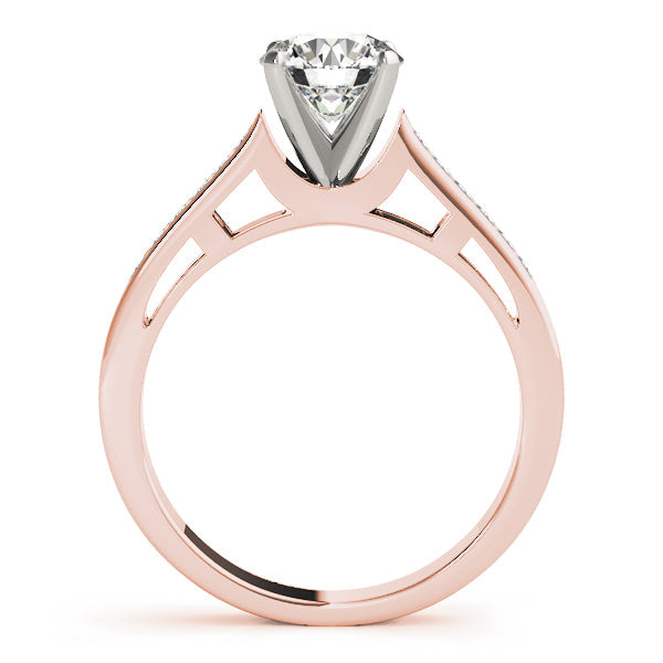 Exquisite Fancy Shape Remounts Princess Diamond Engagement Ring in 10K/14K gold and platinum with certified lab-grown or natural diamonds