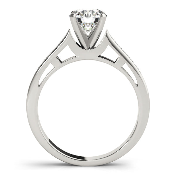 Exquisite Fancy Shape Remounts Princess Diamond Engagement Ring in 10K/14K gold and platinum with certified lab-grown or natural diamonds