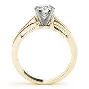 Regal Fancy Shape Remounts Princess Diamond Engagement Ring in 10K/14K gold and platinum with certified lab-grown or natural diamonds