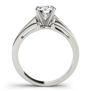 Regal Fancy Shape Remounts Princess Diamond Engagement Ring in 10K/14K gold and platinum with certified lab-grown or natural diamonds