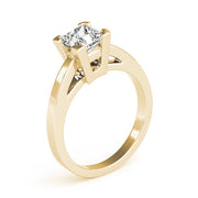 Heirloom Solitaires Princess Diamond Engagement Ring in 10K/14K gold and platinum with certified lab-grown or natural diamonds