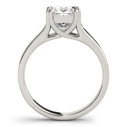 Refined Trellis Princess Diamond Engagement Ring in 10K/14K gold and platinum with certified lab-grown or natural diamonds