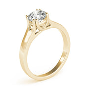 Iconic Trellis Round Diamond Engagement Ring in 10K/14K gold and platinum with certified lab-grown or natural diamonds