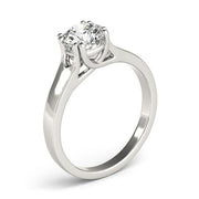 Iconic Trellis Round Diamond Engagement Ring in 10K/14K gold and platinum with certified lab-grown or natural diamonds