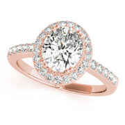 Eternal Color Rings Oval Diamond Engagement Ring in 10K/14K gold and platinum with certified lab-grown or natural diamonds