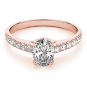 Radiant Trellis Oval Diamond Engagement Ring in 10K/14K gold and platinum with certified lab-grown or natural diamonds