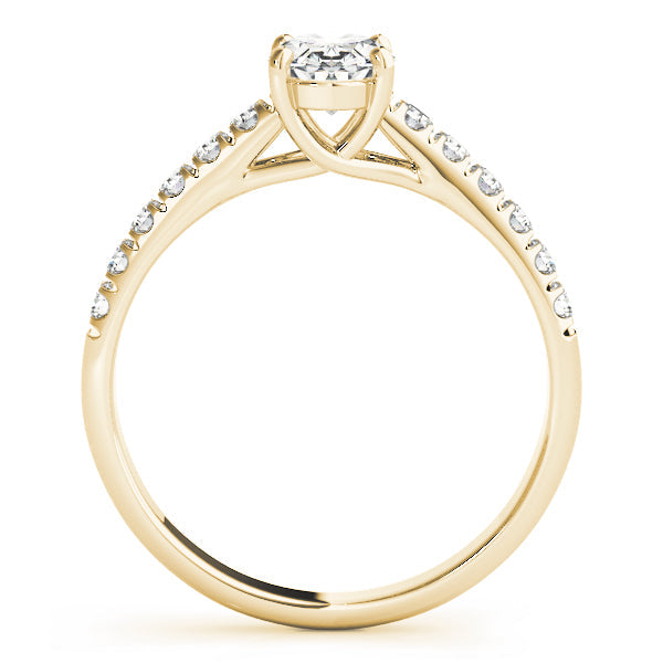 Radiant Trellis Oval Diamond Engagement Ring in 10K/14K gold and platinum with certified lab-grown or natural diamonds