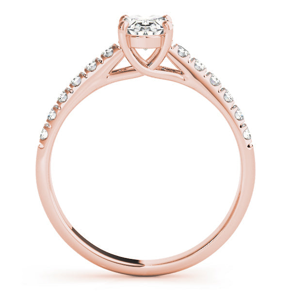 Radiant Trellis Oval Diamond Engagement Ring in 10K/14K gold and platinum with certified lab-grown or natural diamonds