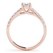 Radiant Trellis Oval Diamond Engagement Ring in 10K/14K gold and platinum with certified lab-grown or natural diamonds