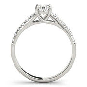 Radiant Trellis Oval Diamond Engagement Ring in 10K/14K gold and platinum with certified lab-grown or natural diamonds