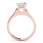 Timeless Solitaires Princess Diamond Engagement Ring in 10K/14K gold and platinum with certified lab-grown or natural diamonds