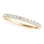 Split Prong Half Eternity Ring in 10K/14K gold and platinum with certified lab-grown or natural diamonds