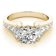 Iconic Fancy Shape Remounts Marquise Diamond Engagement Ring in 10K/14K gold and platinum with certified lab-grown or natural diamonds