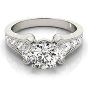 Iconic Fancy Shape Remounts Marquise Diamond Engagement Ring in 10K/14K gold and platinum with certified lab-grown or natural diamonds