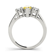 Couture Color Rings Marquise Diamond Engagement Ring in 10K/14K gold and platinum with certified lab-grown or natural diamonds