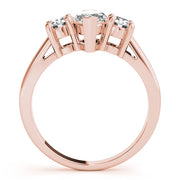 Couture Color Rings Marquise Diamond Engagement Ring in 10K/14K gold and platinum with certified lab-grown or natural diamonds