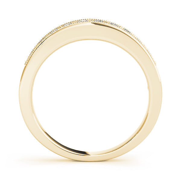 Channel Set Half Eternity Ring in Gold & Platinum
